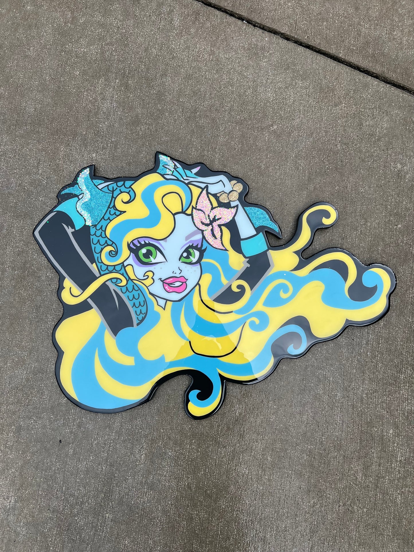 Lagoona Blue Wall Board