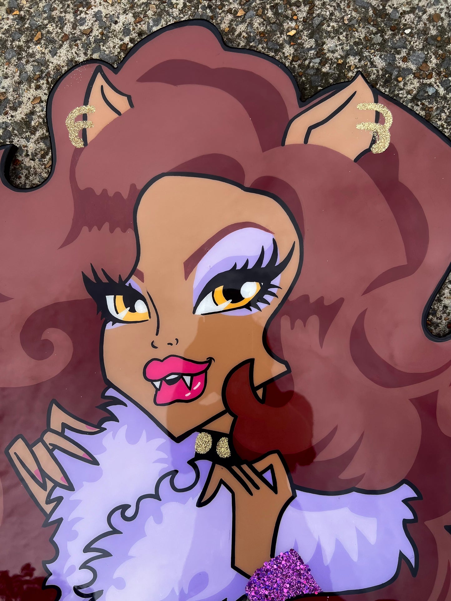 Clawdeen Wolf Wall Board
