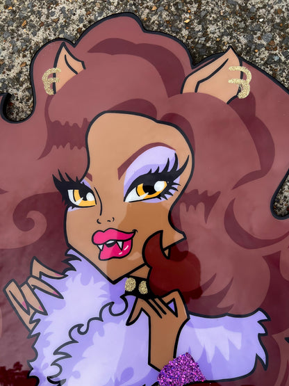 Clawdeen Wolf Wall Board