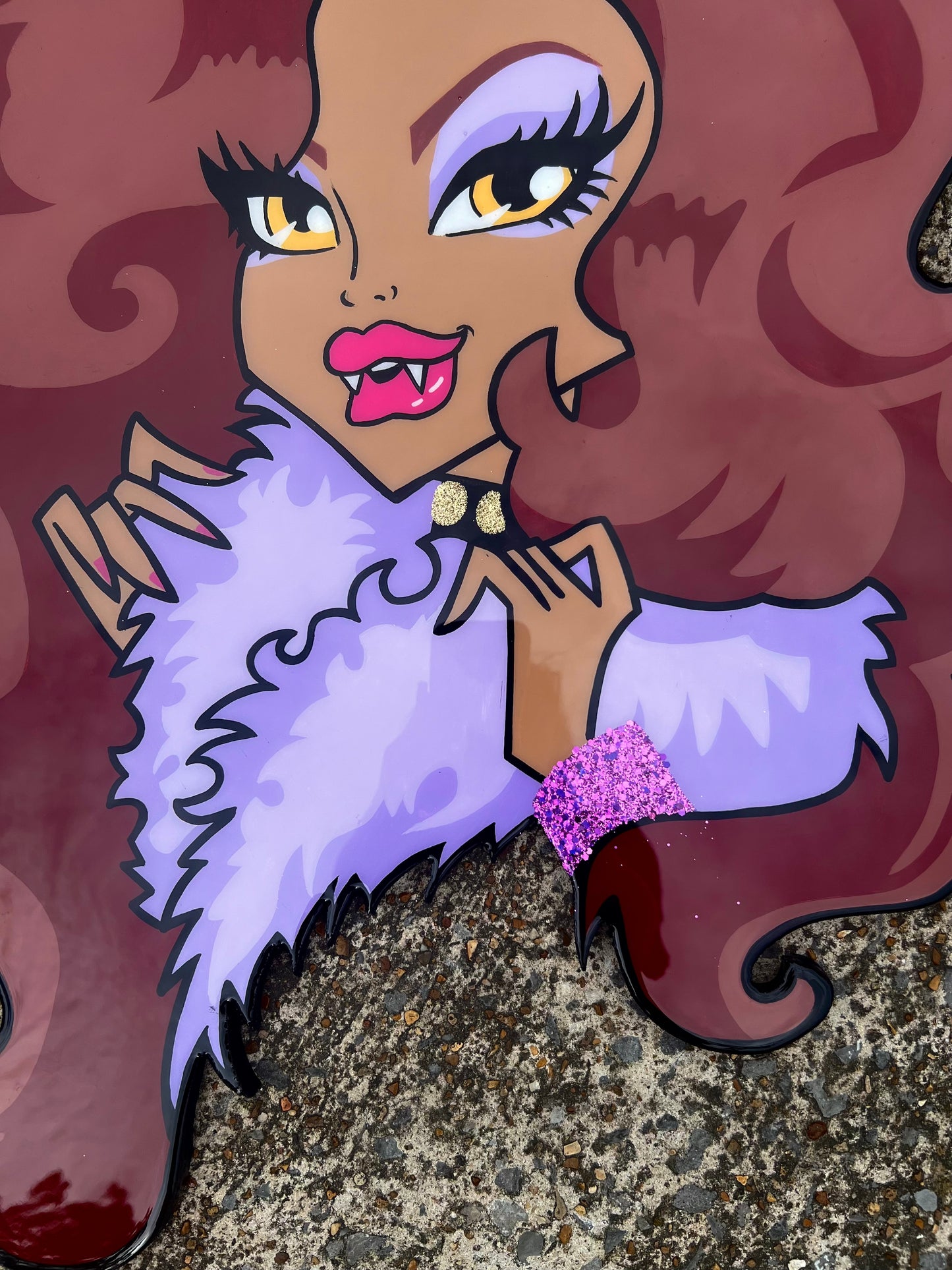 Clawdeen Wolf Wall Board