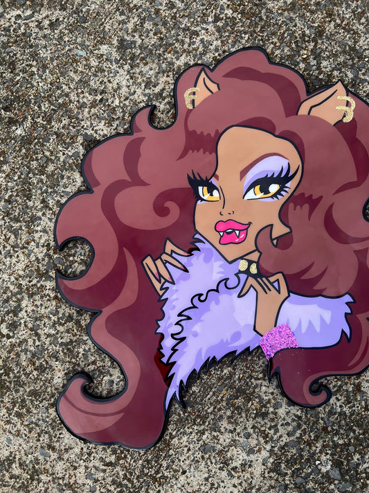 Clawdeen Wolf Wall Board