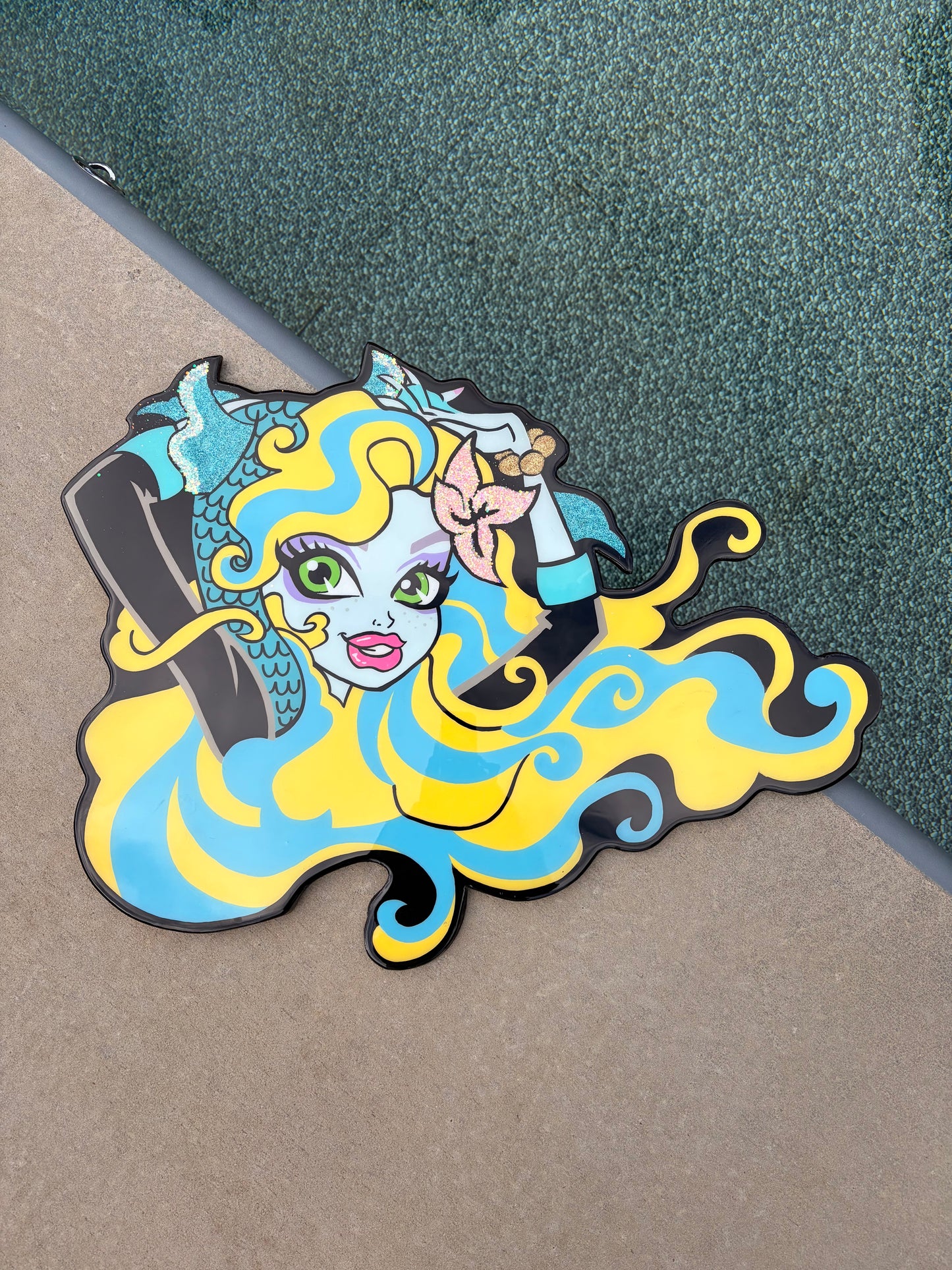 Lagoona Blue Wall Board