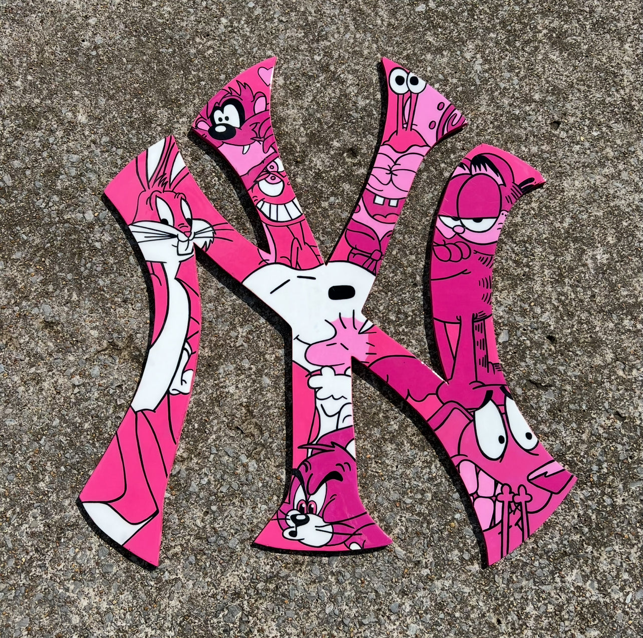 New York Yankees Cartoon Wall Board